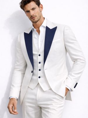 Traje | 3 piezas | Blanco | 252-White(R)